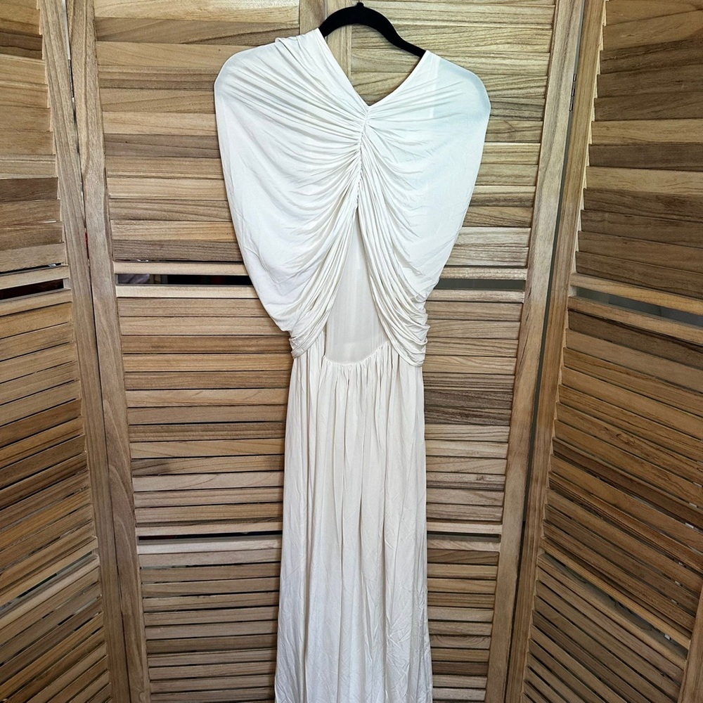HELSA Philomena Jersey Dress in vanilla size S NWT - Picture 10 of 11